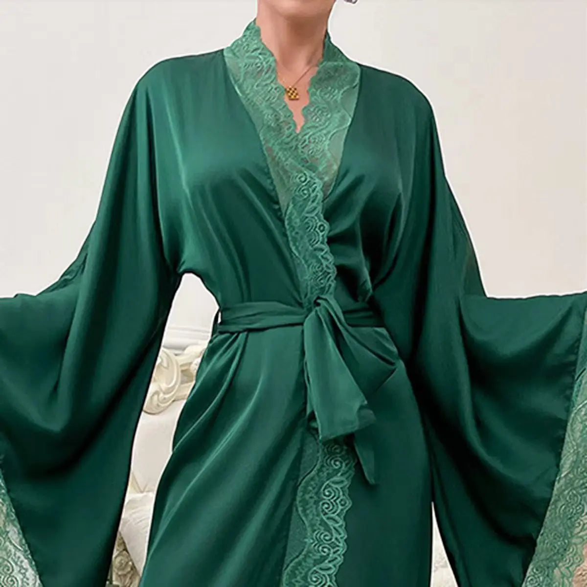 Robe de Chambre Femme Chic - Dentelle