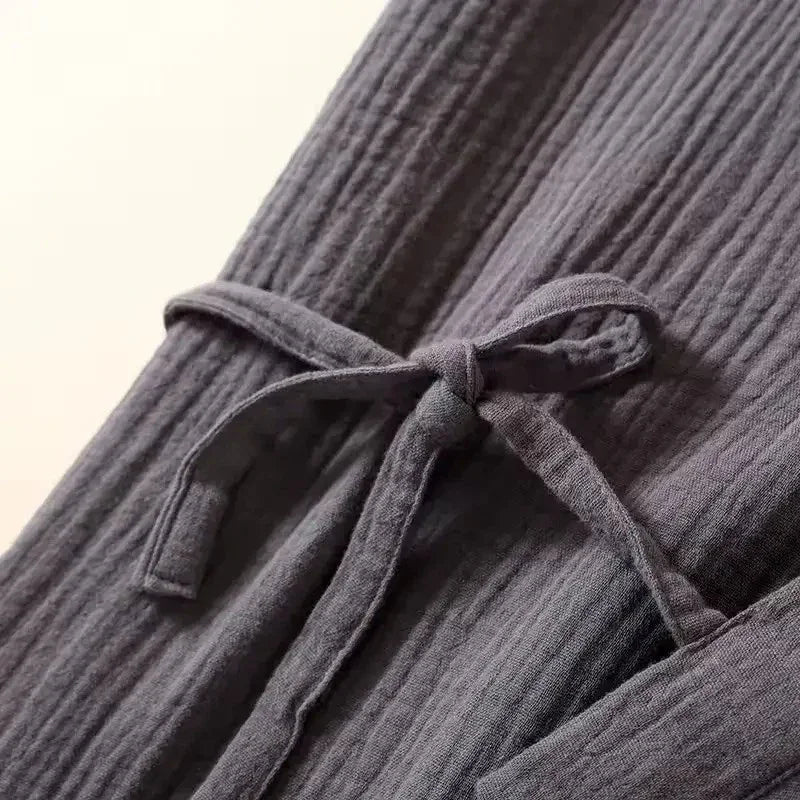 Robe de Chambre Femme Kimono - 100% Coton Unie
