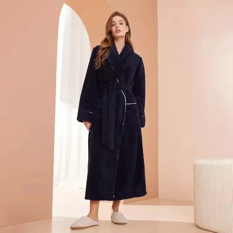 Robe de Chambre Polaire Femme - Longue Kimono