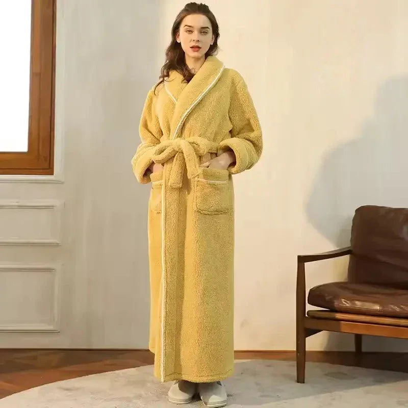 Robe de Chambre Polaire Femme - Longue Kimono