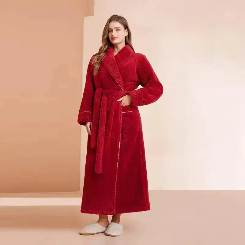 Robe de Chambre Polaire Femme - Longue Kimono