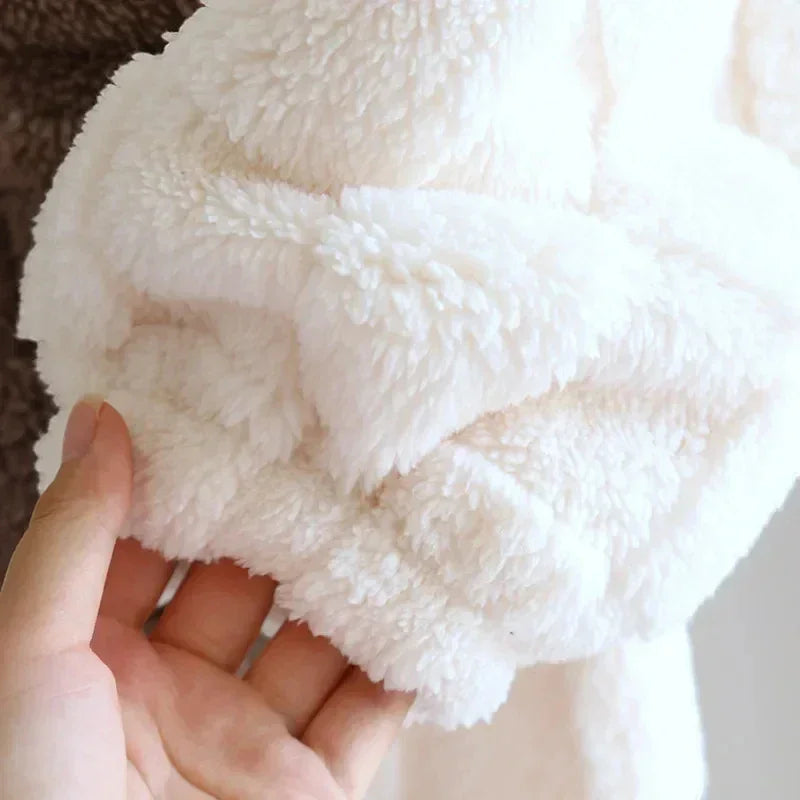 Robe de chambre femme polaire