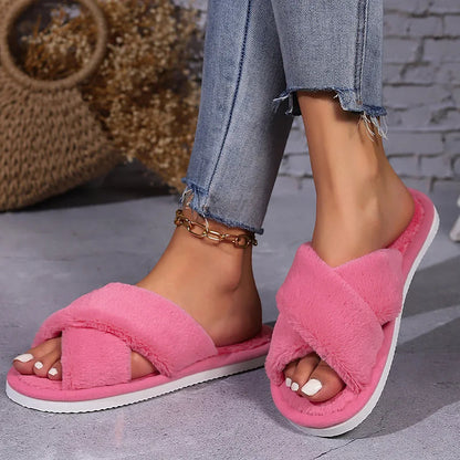 Pantoufle hiver femme
