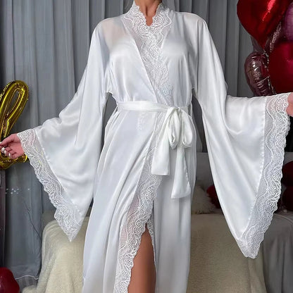 Robe de Chambre Femme Chic - Dentelle