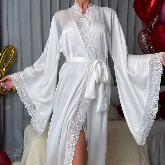 Robe de Chambre Femme Chic - Dentelle