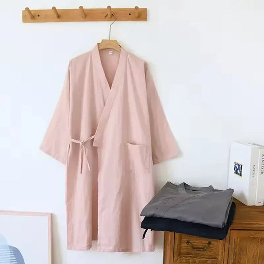 Robe de Chambre Femme Kimono - 100% Coton