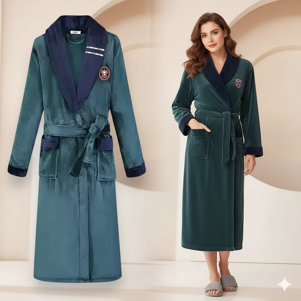Robe de Chambre Polaire Femme - Mi long