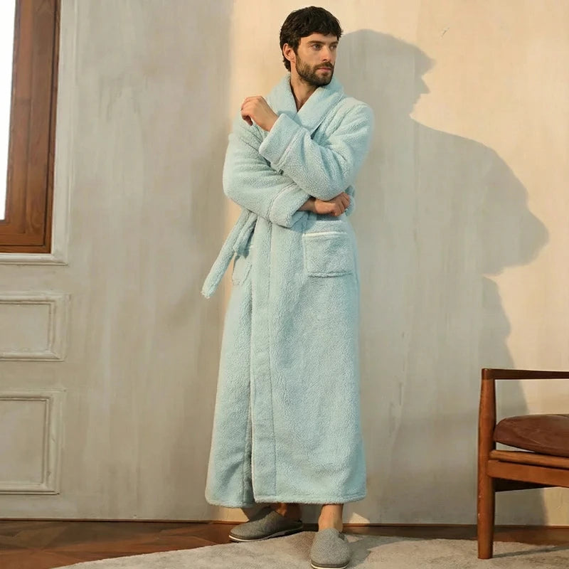 Robe de Chambre Homme Polaire – Confort et Élégance d’Hiver