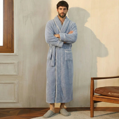 Robe de Chambre Homme Polaire – Confort et Élégance d’Hiver