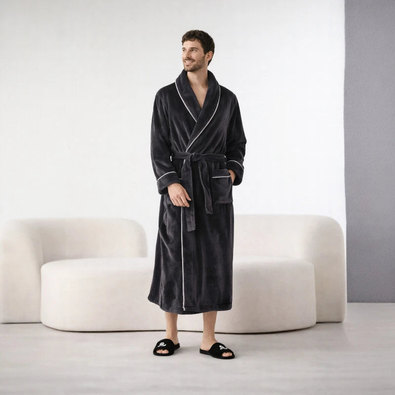 Robe de Chambre Homme Polaire - Confort et élégance
