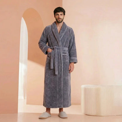 Robe de Chambre Homme Polaire – Confort et Élégance d’Hiver