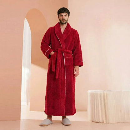 Robe de Chambre Homme Polaire – Confort et Élégance d’Hiver