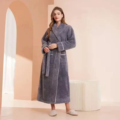 Robe de Chambre Polaire Femme - Longue Kimono