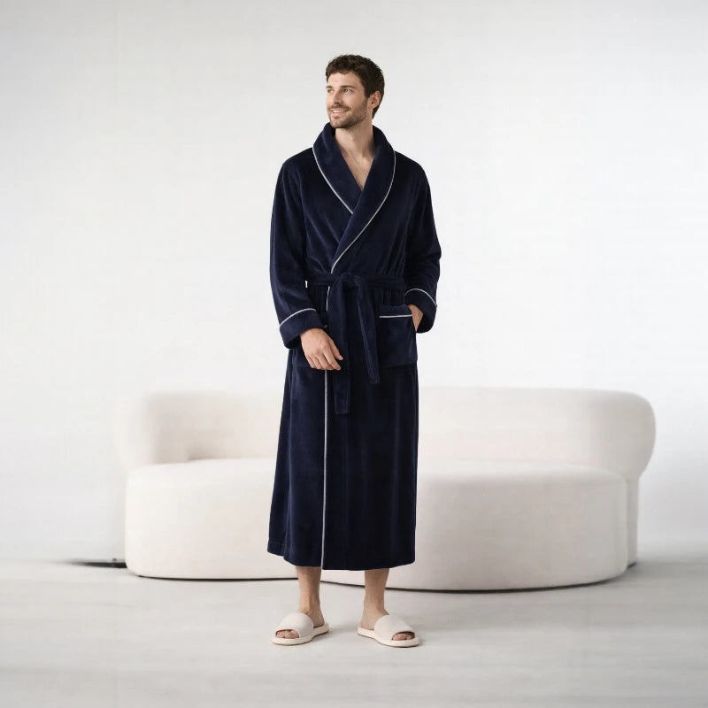 Robe de Chambre Homme Polaire - Confort et élégance