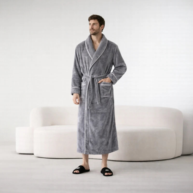 Robe de Chambre Homme Polaire - Confort et élégance