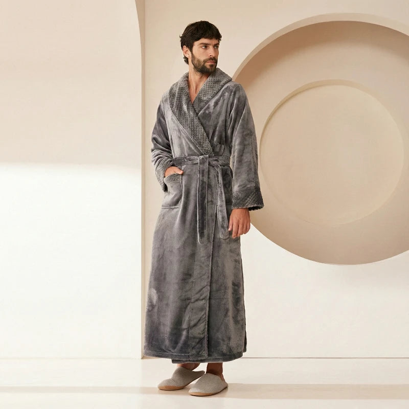Robe de Chambre Homme Polaire - Douceur Cocooning