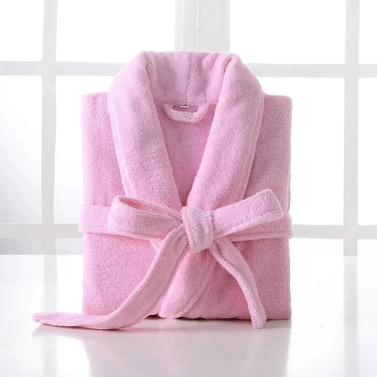 Robe de chambre coton éponge unisexe - Confort & Élégance