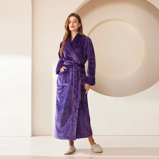 Robe de Chambre Polaire Femme - Ultra Douce